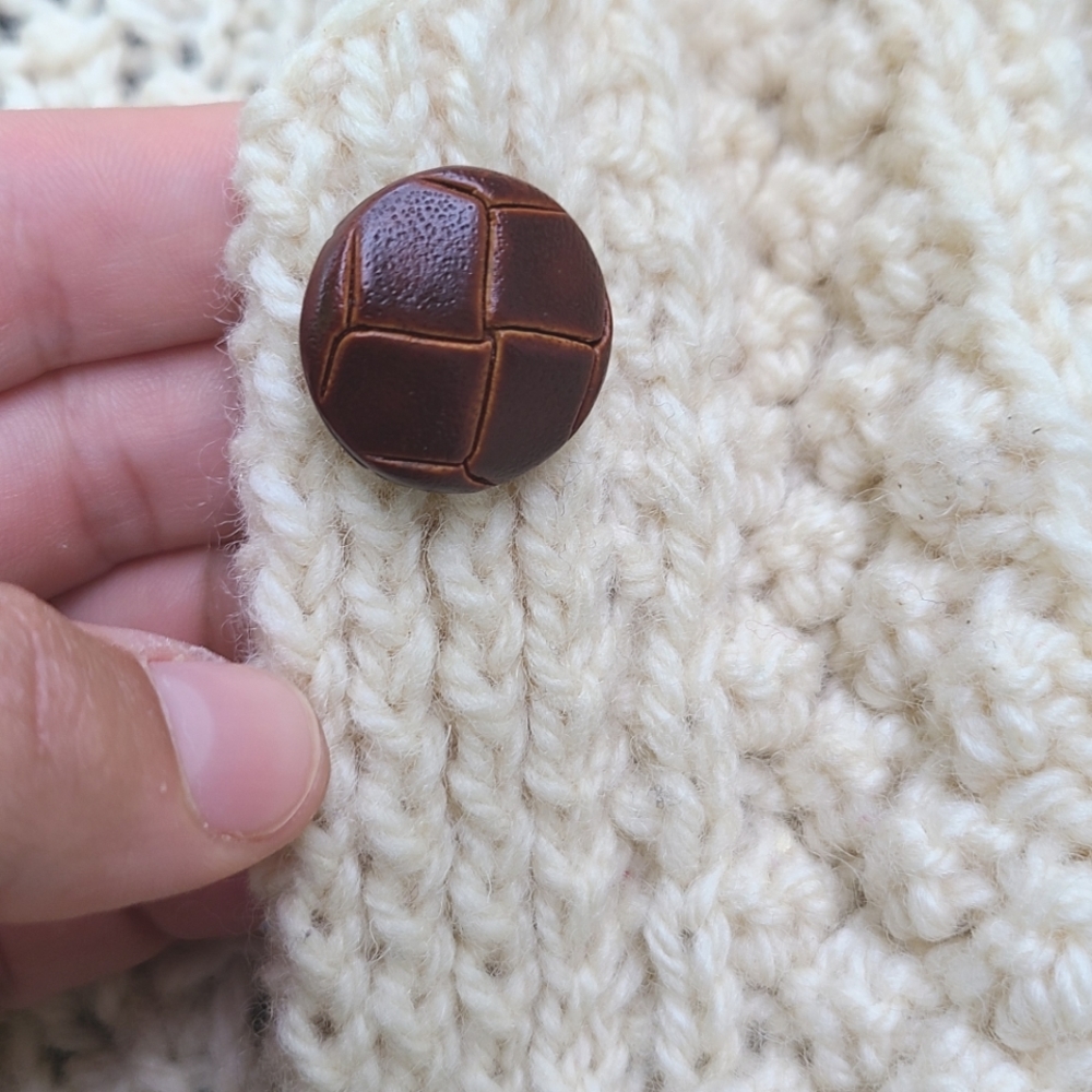 Vintage Aran Knit Cardigan - Picture 5 of 8